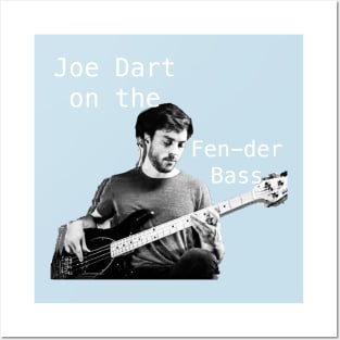 Joe Dart on the Fen-der bass Posters and Art